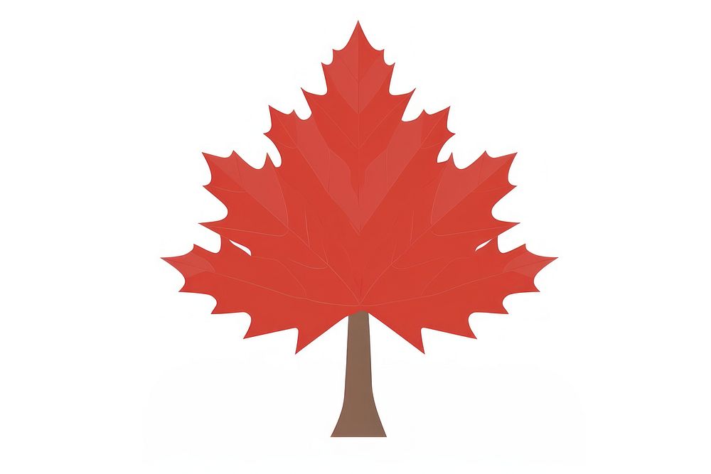 Red maple plant tree leaf. AI generated Image by rawpixel.