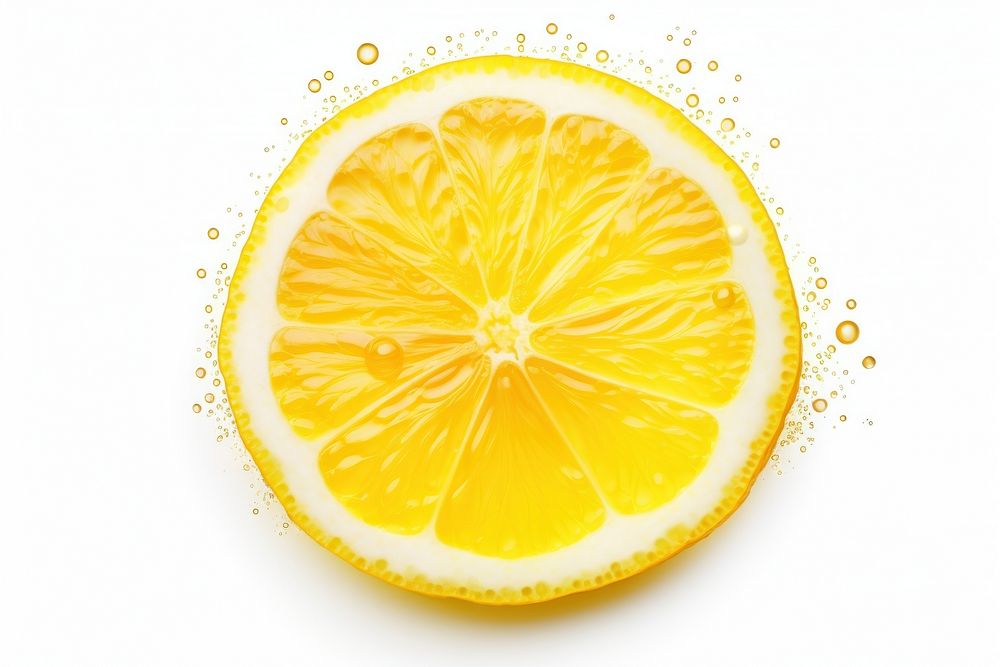 Lemon fruit juice slice. AI generated Image by rawpixel.