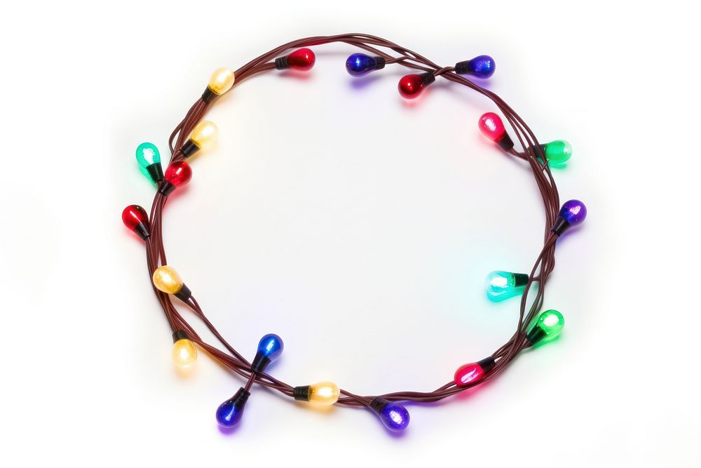 Christmas lights bulb decoration christmas jewelry. AI generated Image by rawpixel.