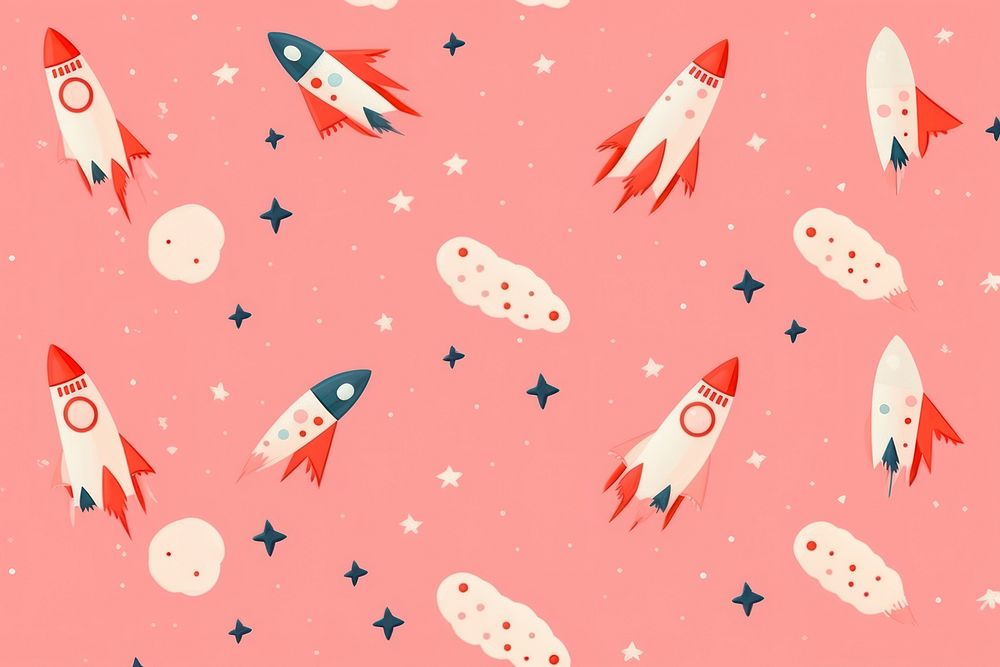 Spaceship pattern backgrounds spaceplane. AI | Free Photo Illustration ...