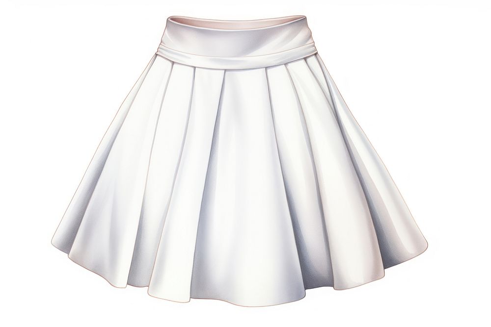 Satin mini skirt white coathanger miniskirt. AI generated Image by rawpixel.