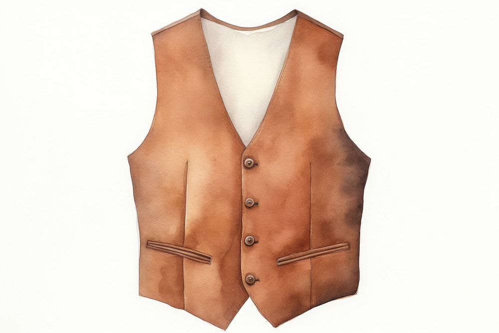 Waistcoat coathanger lifejacket outerwear. AI generated Image by rawpixel.