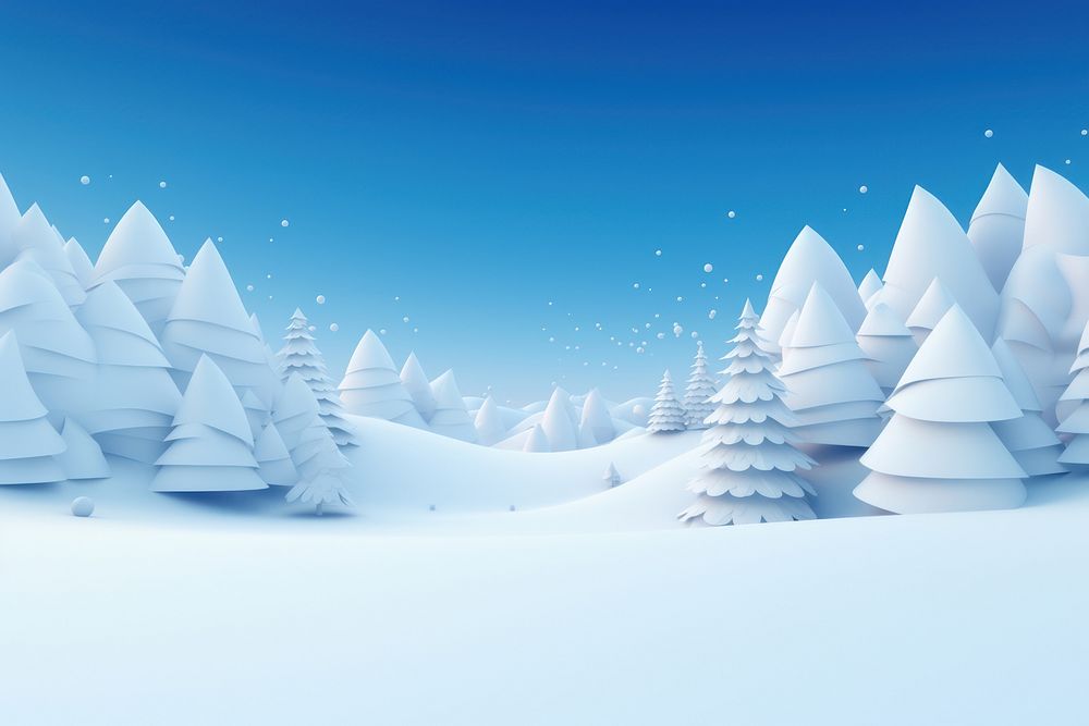 White snow background backgrounds landscape outdoors. AI generated Image by rawpixel.