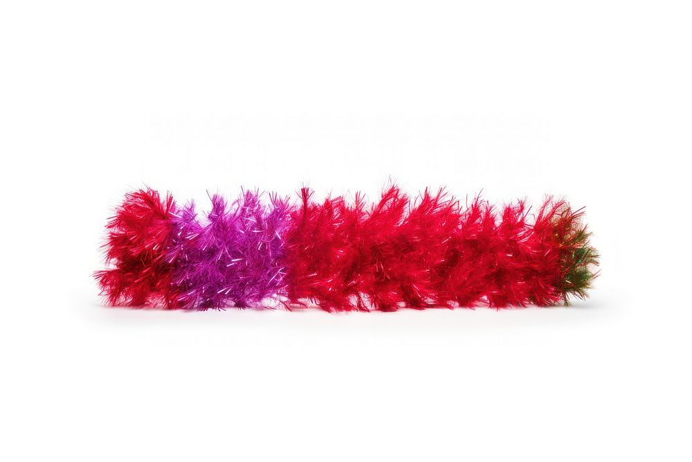 Christmas tinsel celebration white background vibrant color. AI generated Image by rawpixel.