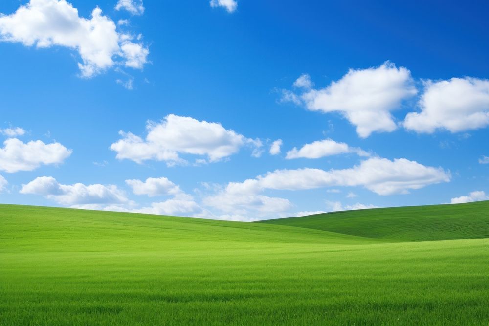 Green plain landscape sky backgrounds. | Premium Photo - rawpixel