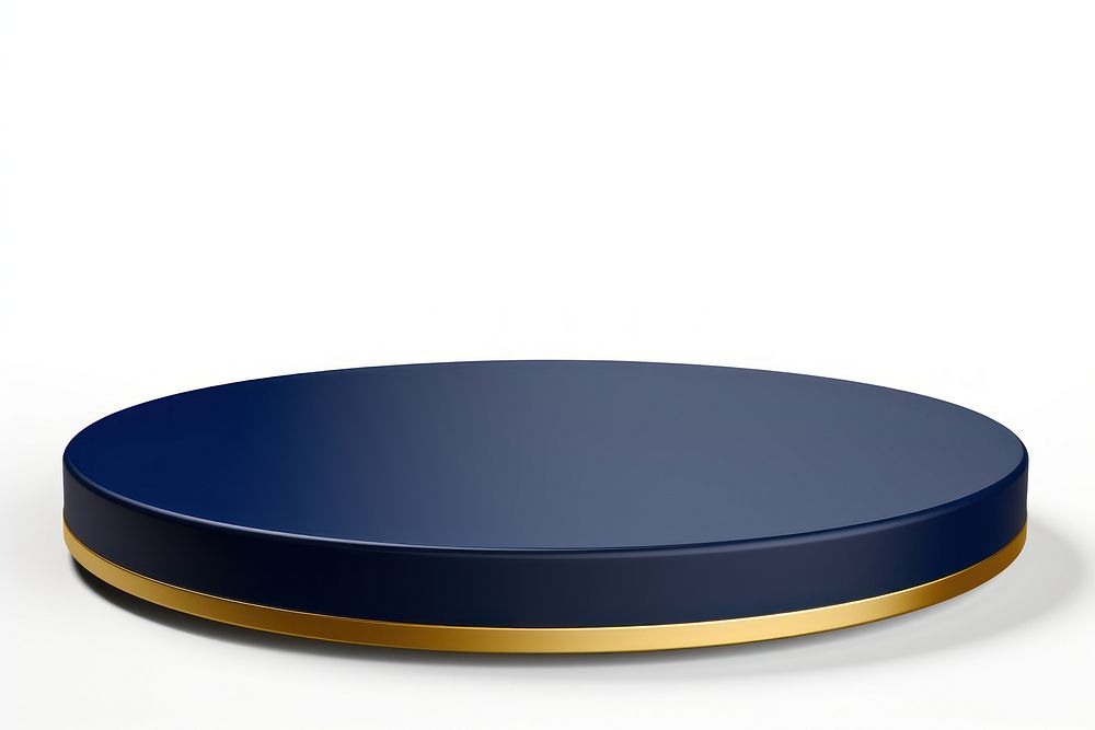 Circle photo gold blue. AI generated Image by rawpixel.