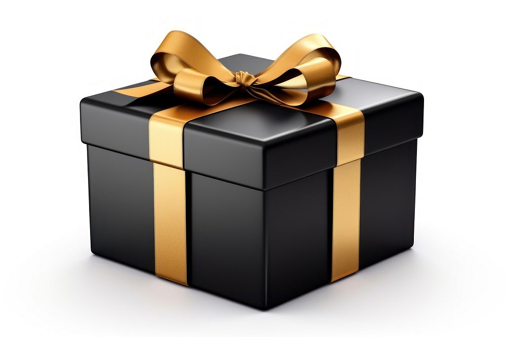 Gift box ribbon black. AI generated Image by rawpixel.