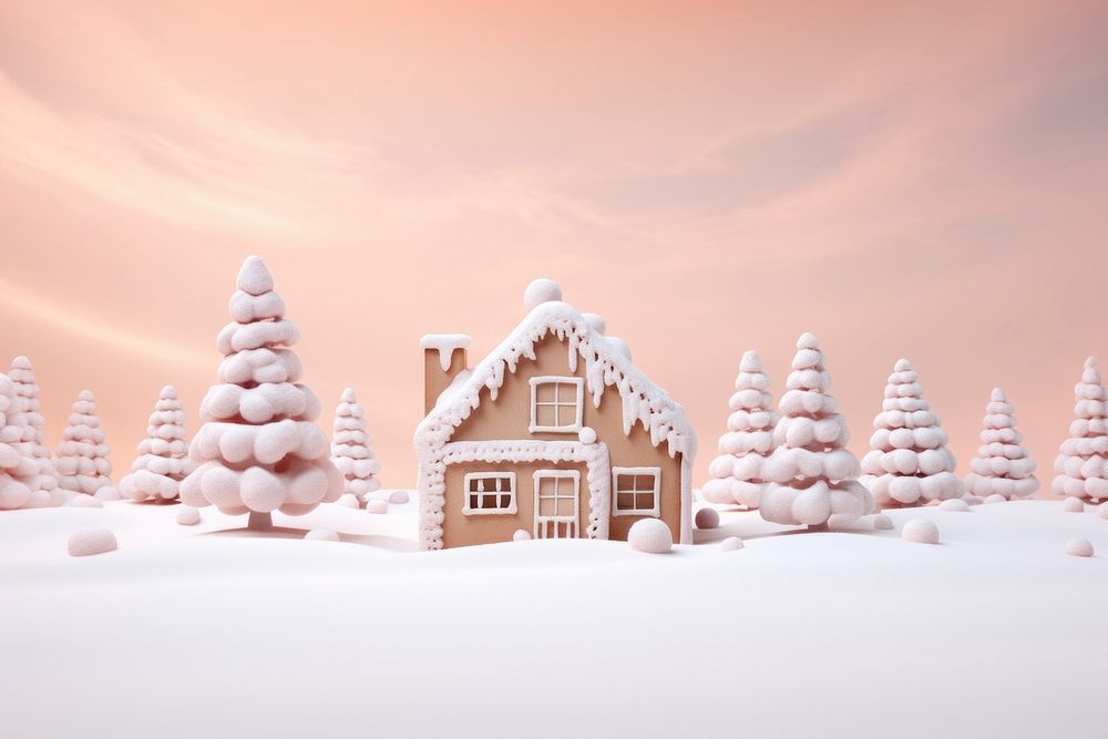 Architecture building outdoors winter. AI generated Image by rawpixel.