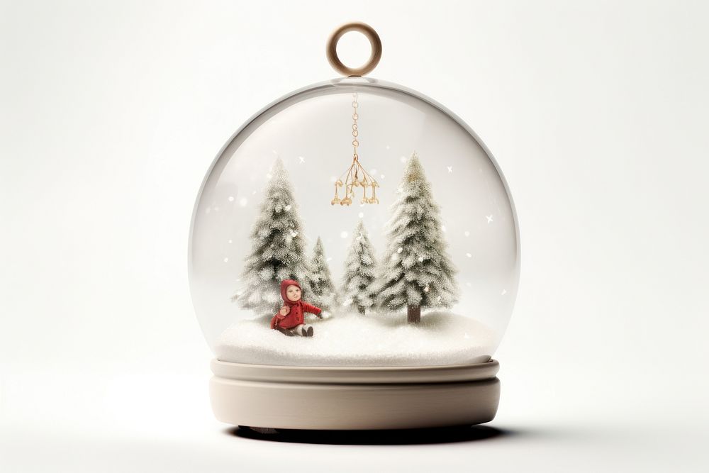Hang puppet snowglobe christmas plant white. AI generated Image by rawpixel.