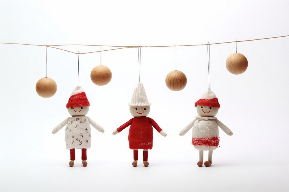 Puppet Christmas decorations christmas doll toy. AI generated Image by rawpixel.