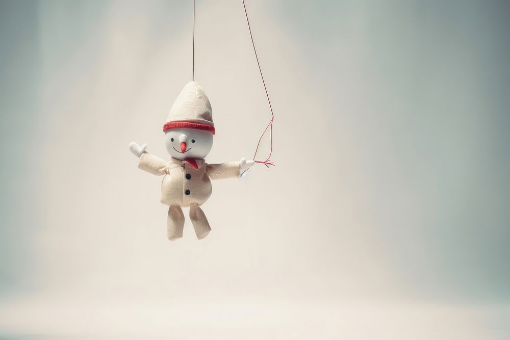 Puppet Christmas gifts christmas white toy. AI generated Image by rawpixel.