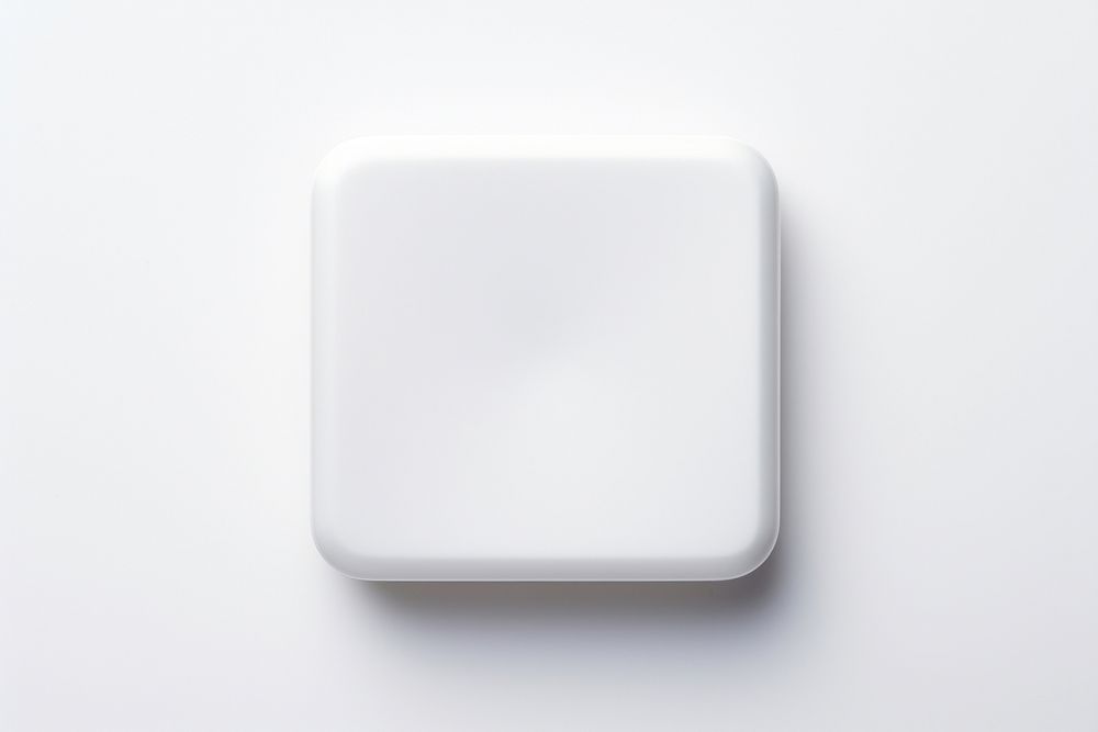 Blank keyboard button technology white white background. AI generated Image by rawpixel.