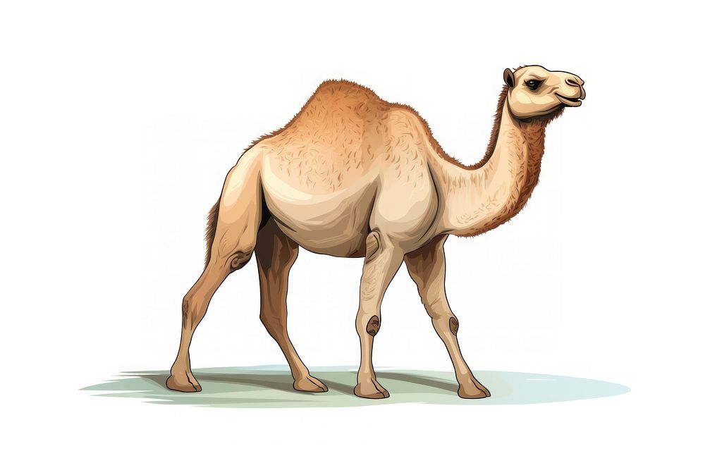 Dromedary camel animal mammal kangaroo. AI generated Image by rawpixel.