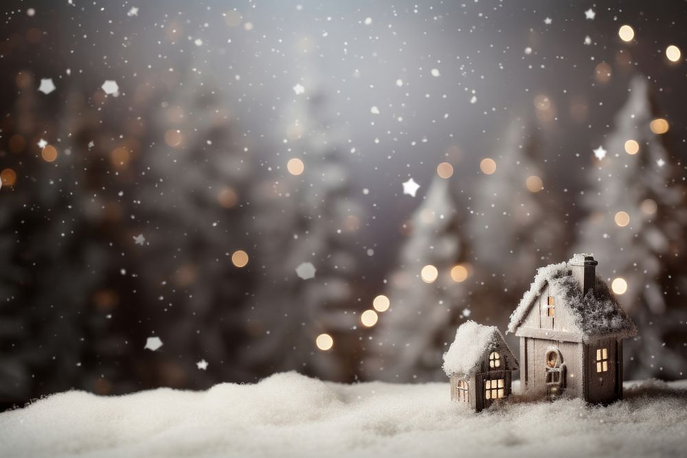 House architecture christmas building. AI generated Image by rawpixel.