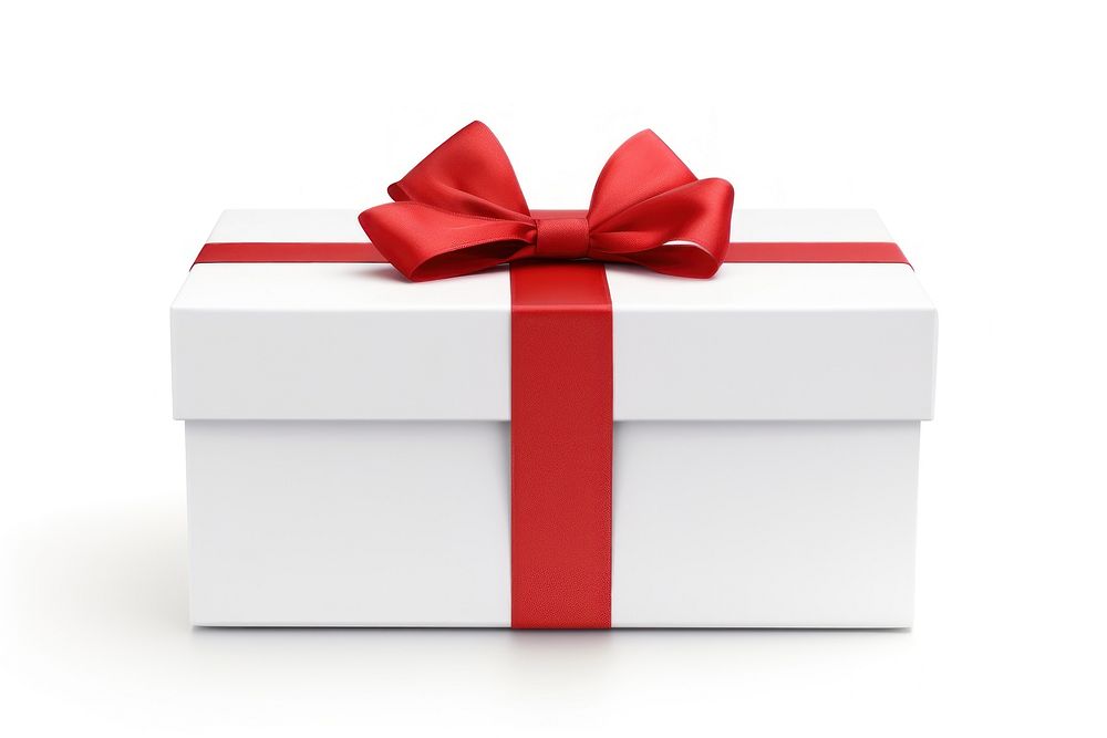 Gift box present ribbon. AI generated Image by rawpixel.