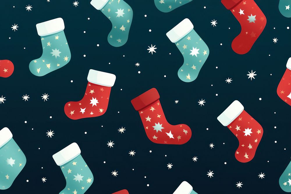 Christmas christmas sock backgrounds. AI generated Image by rawpixel.