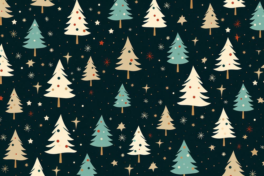 Christmas christmas pattern tree. AI generated Image by rawpixel.