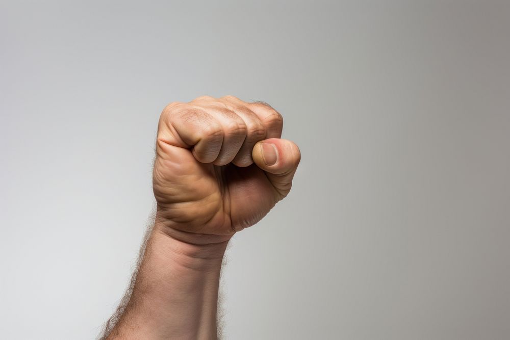Finger hand fist gesturing. AI generated Image by rawpixel.