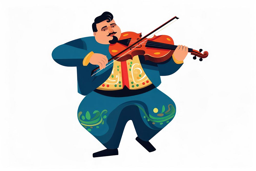 Violin musician entertainment performance. AI generated Image by rawpixel.