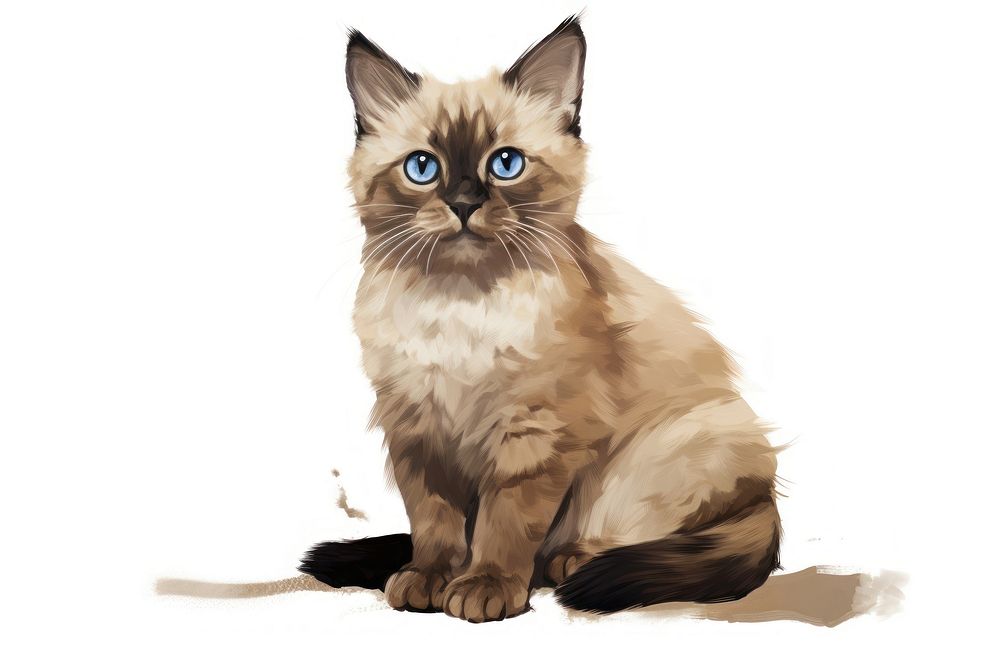 Cute cat animal mammal pet. AI generated Image by rawpixel.