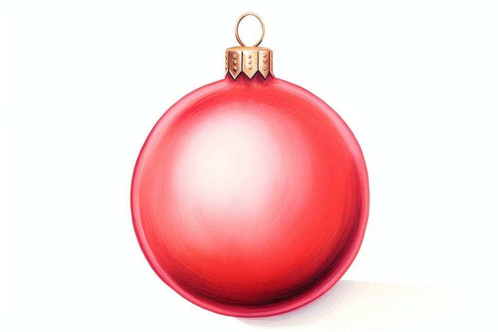 Bauble christmas red celebration. AI generated Image by rawpixel.