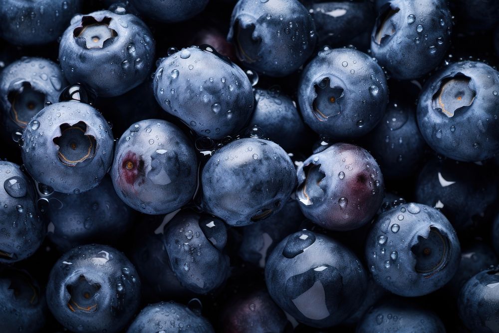 Blueberries backgrounds blueberry fruit. AI generated Image by rawpixel.