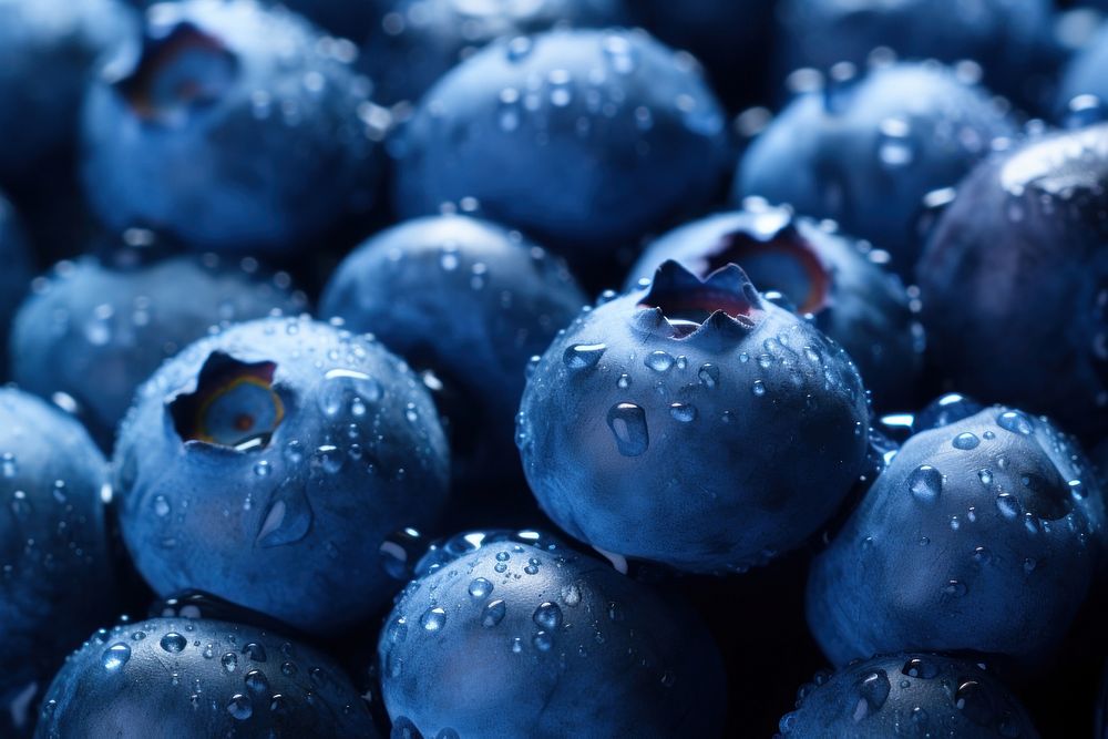 Blueberries backgrounds blueberry fruit. AI generated Image by rawpixel.