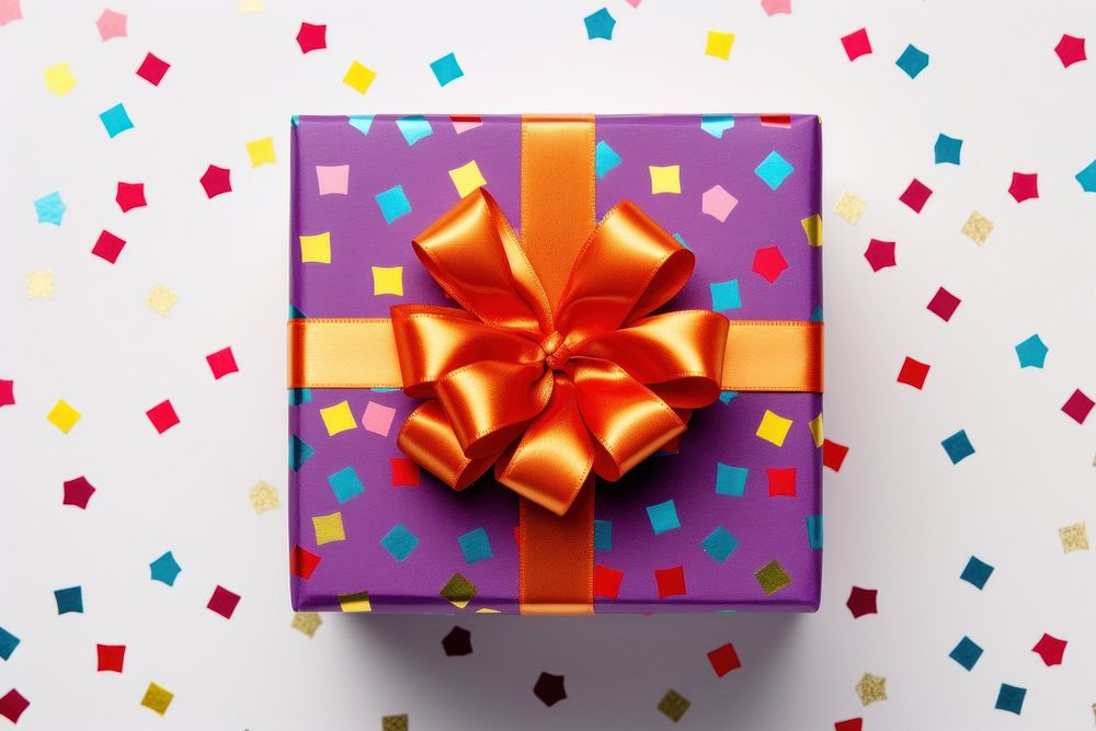 Gift ribbon bow box. AI generated Image by rawpixel.