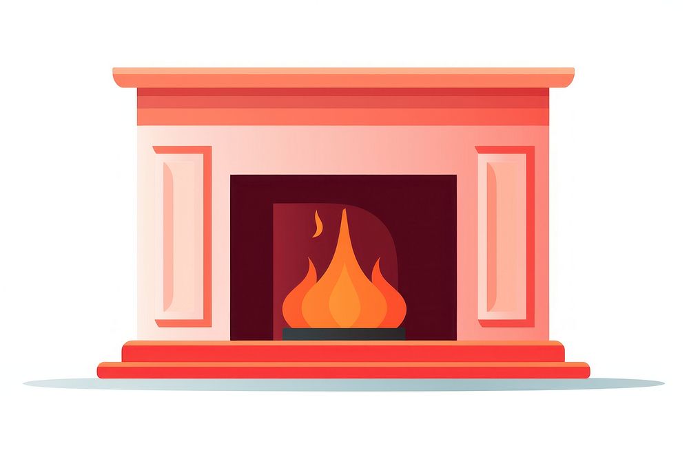 Fireplace fireplace hearth architecture. AI generated Image by rawpixel.