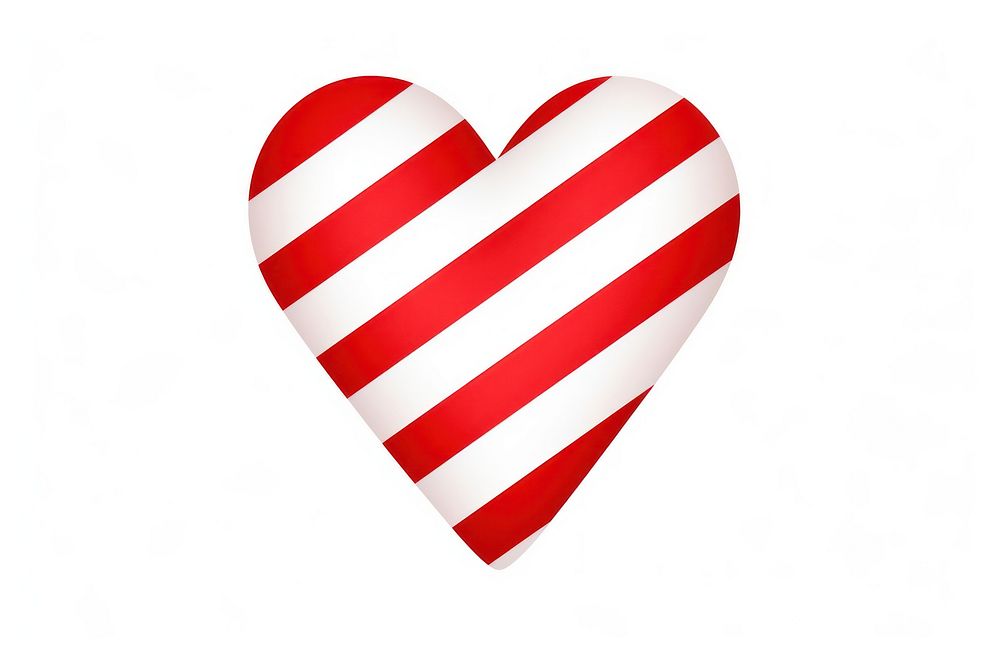 Candy cane white heart candy. AI generated Image by rawpixel.