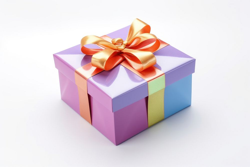 Gift box ribbon bow. AI generated Image by rawpixel.