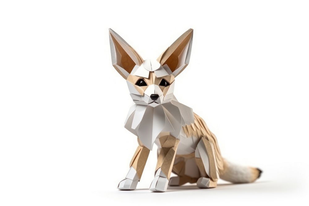 Fennec fox figurine mammal animal. AI generated Image by rawpixel.