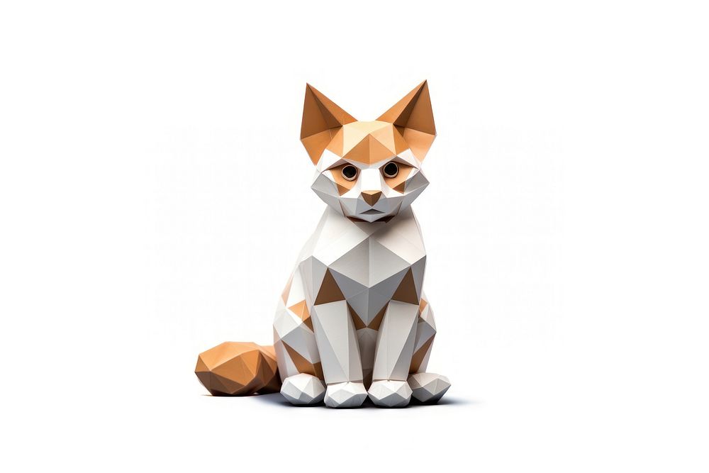 Sand cat grey-brown coated figurine mammal animal. AI generated Image by rawpixel.