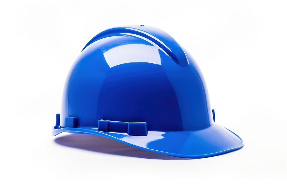 Hard hat hardhat helmet blue. AI generated Image by rawpixel.