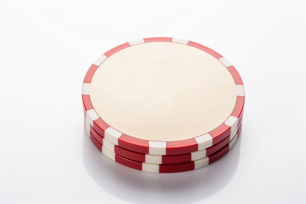 Poker chip gambling game white background. AI generated Image by rawpixel.