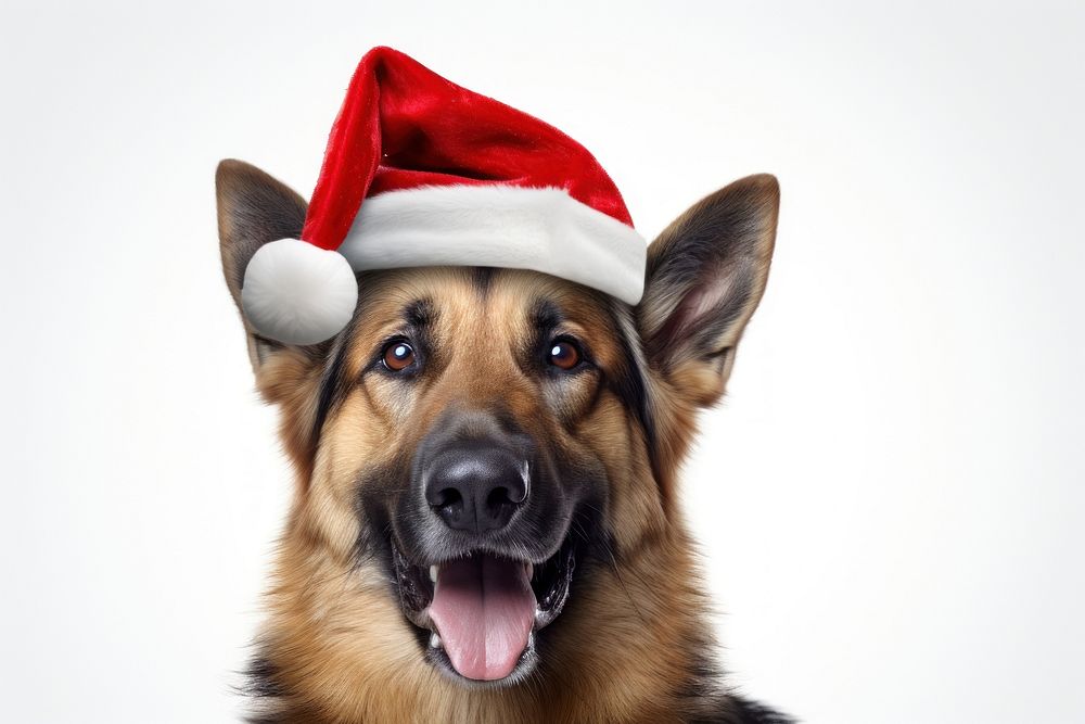 Christmas dog mammal animal pet. AI generated Image by rawpixel.