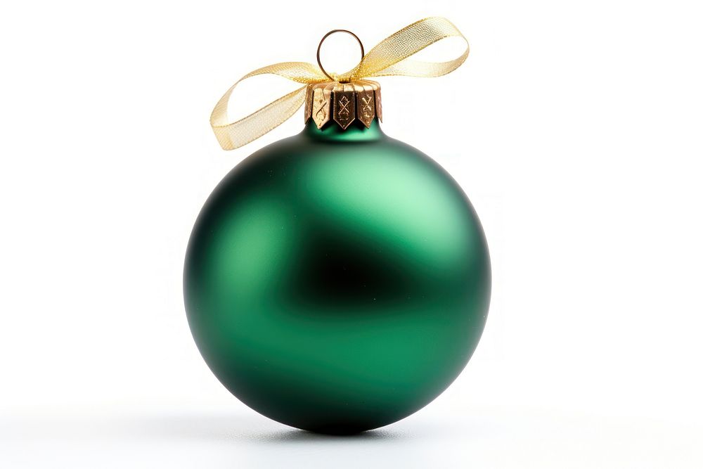 Christmas ornament jewelry green white background. AI generated Image by rawpixel.