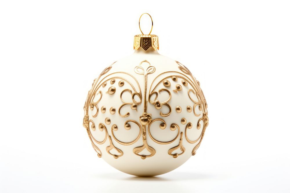 Christmas ornament lighting white gold. AI generated Image by rawpixel.