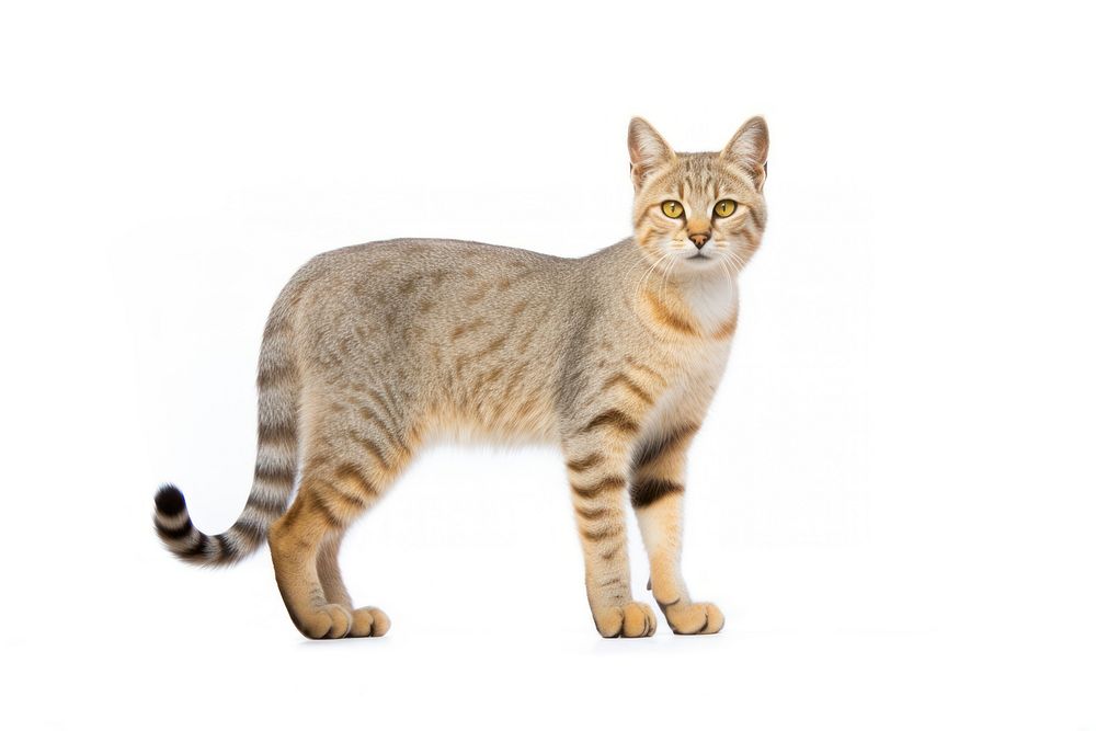 Sand cat grey-brown coated animal mammal pet. AI generated Image by rawpixel.