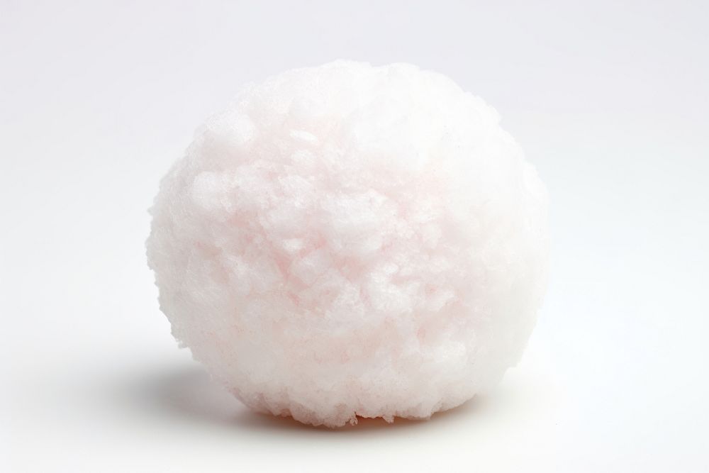 Snow ball white white background freshness. AI generated Image by rawpixel.