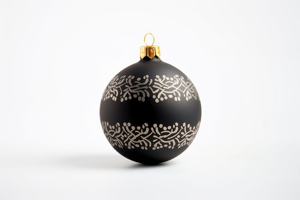 Ornament ornament black white background. 