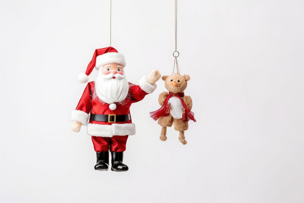 Christmas toy white background representation. AI generated Image by rawpixel.