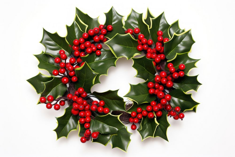 Wreath christmas photo leaf. AI generated Image by rawpixel.