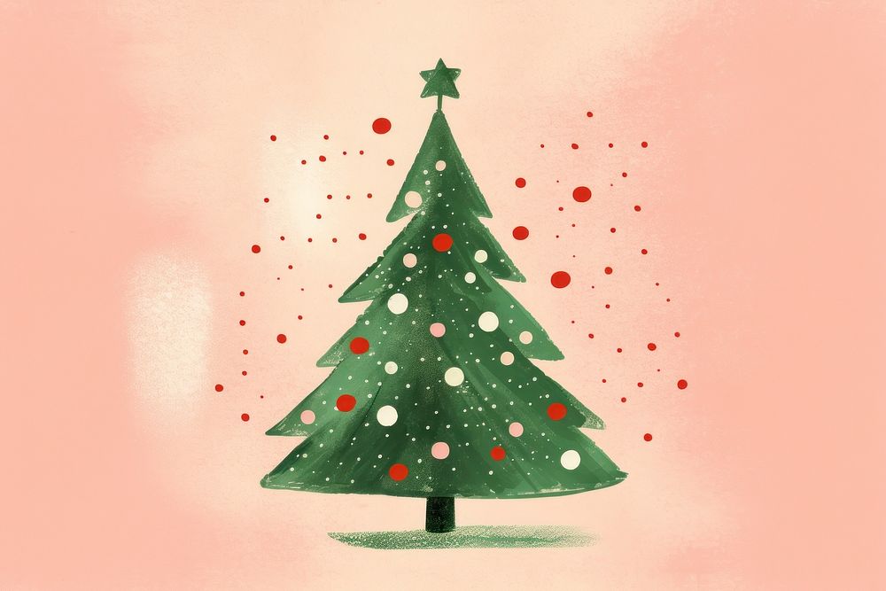 Christmas tree plant celebration decoration. AI generated Image by rawpixel.