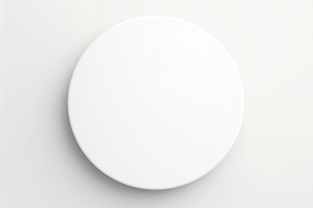 White sticker circle shape white background simplicity rectangle. AI generated Image by rawpixel.