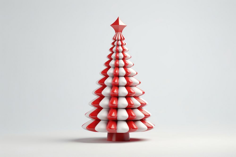 Christmas tree christmas red christmas tree. AI generated Image by rawpixel.
