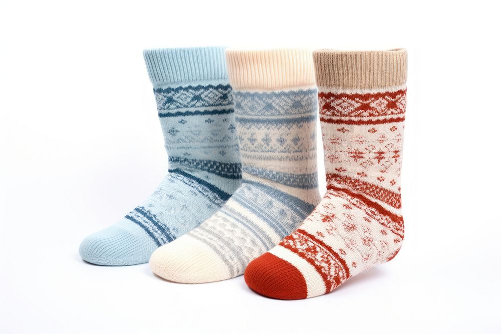 Winter socks white white background relaxation. AI generated Image by rawpixel.