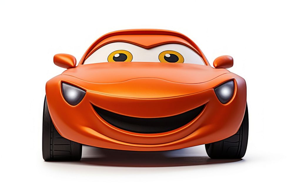 Cartoon sport car vehicle wheel white background. AI generated Image by rawpixel.