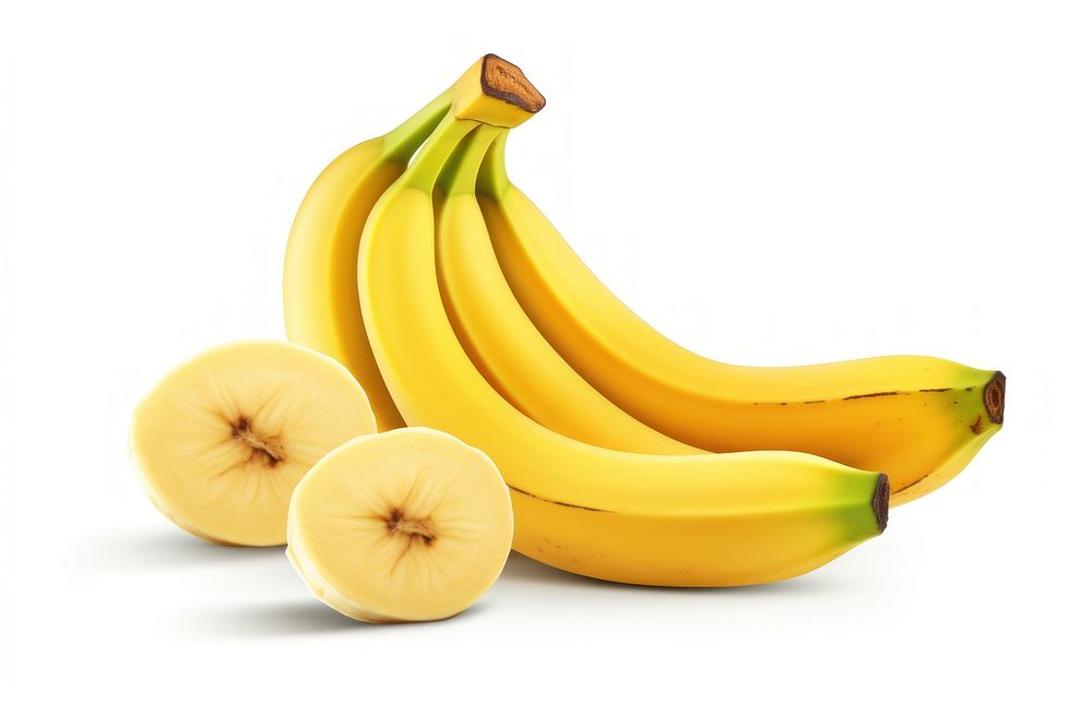 Tropical banana fruit slice plant. AI generated Image by rawpixel.