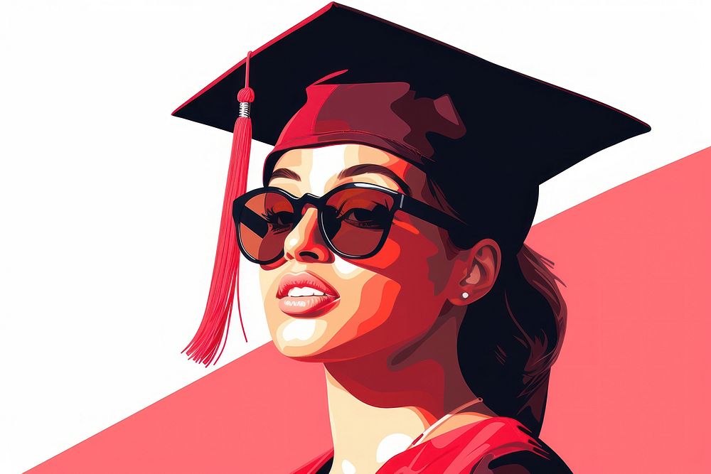 Graduate graduation portrait adult. AI generated Image by rawpixel.